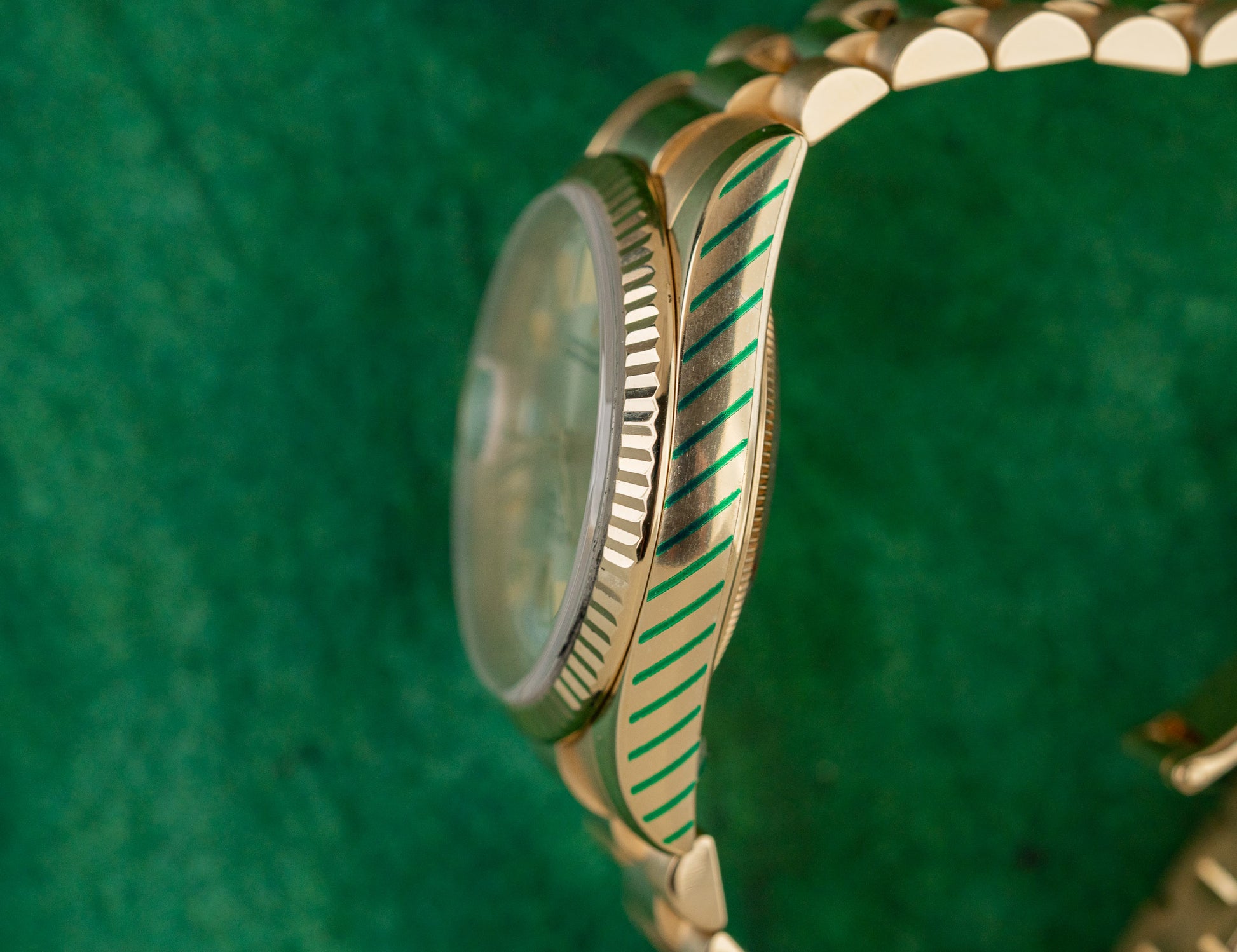 Rolex Day-Date 36 President 18k yellow gold watch, model 118238, silver dial, 2005, pre-owned luxury watch sold by The Watch Business Sydney