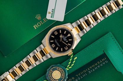 Rolex Explorer 36 Two Tone Yellow Gold 124273 2022 Model