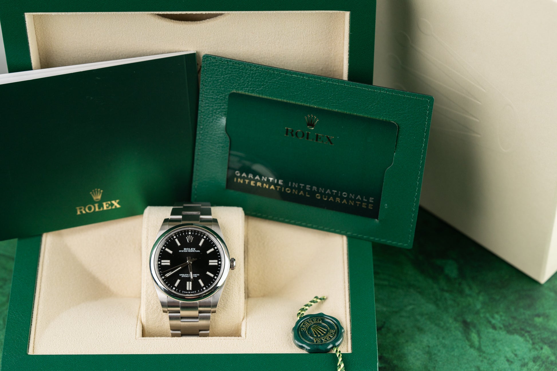 Rolex Oyster Perpetual 41 Black Dial 124300 Stainless Steel 2022 Model