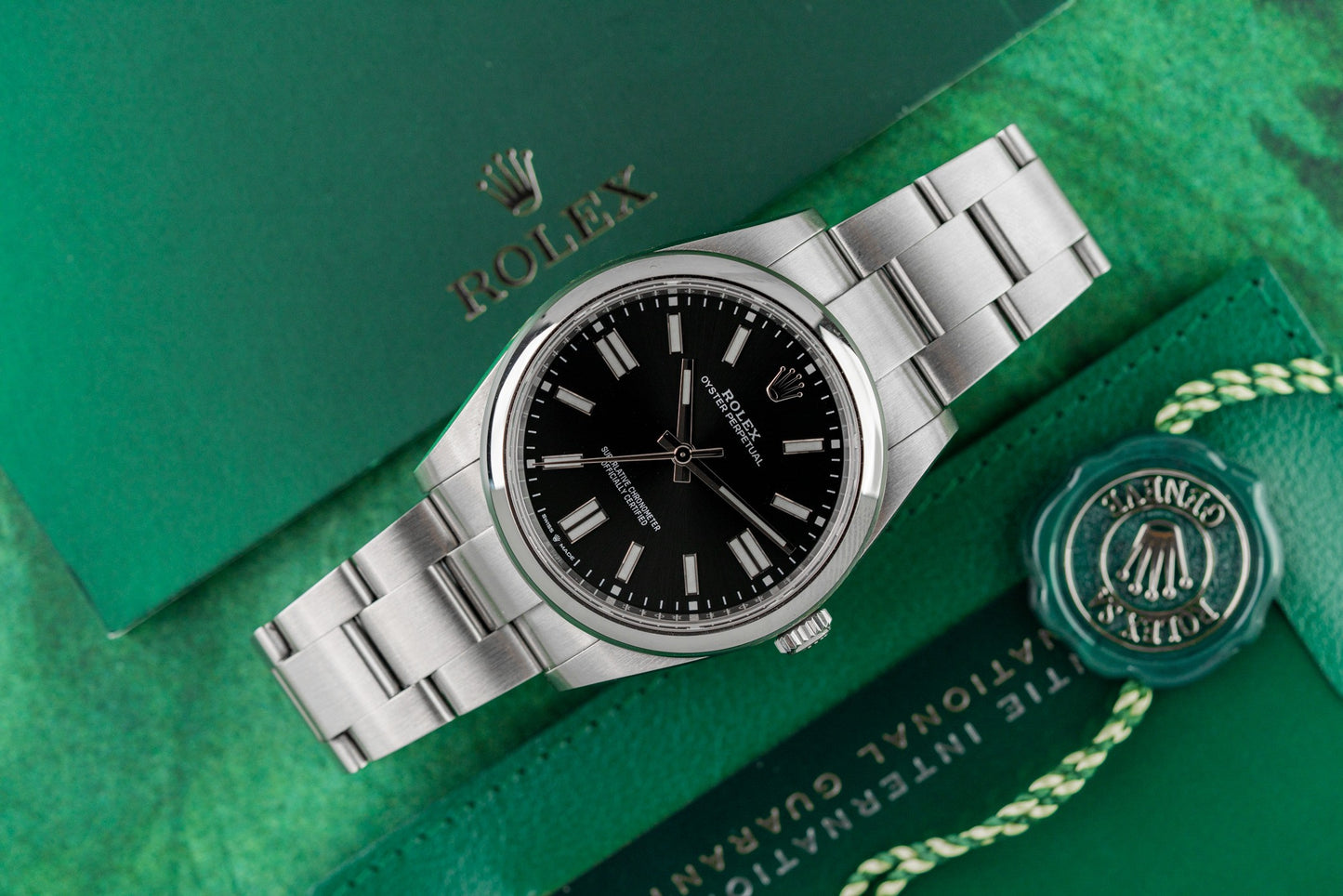 Rolex Oyster Perpetual 41 Black Dial 124300 Stainless Steel 2022 Model