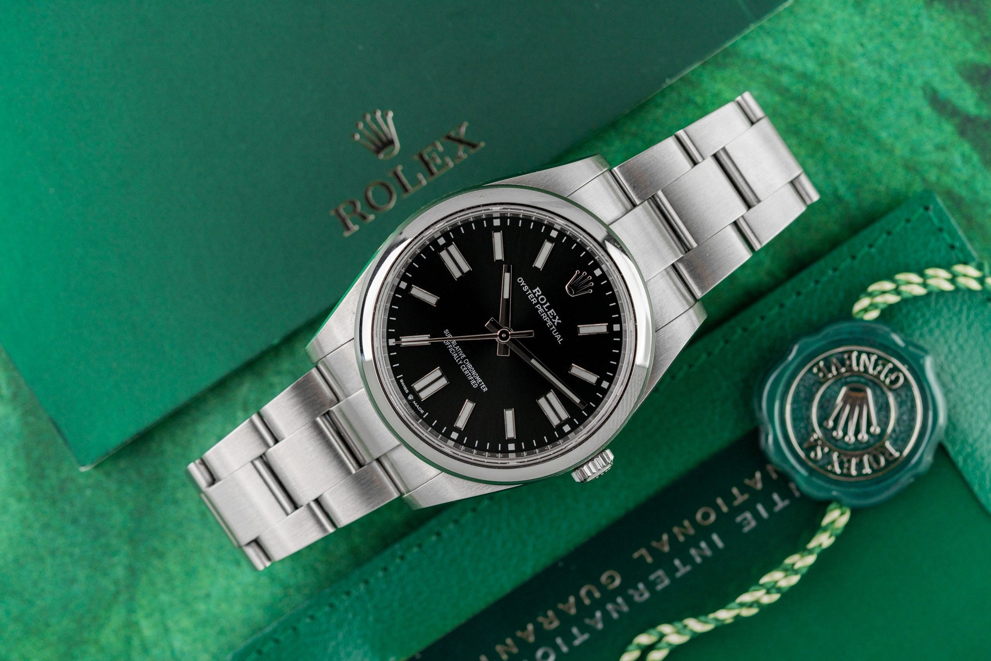 Rolex Oyster Perpetual 41 Black Dial 124300 Stainless Steel 2022 Model