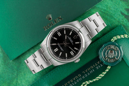 Rolex Oyster Perpetual 41 Black Dial 124300 Stainless Steel 2022 Model