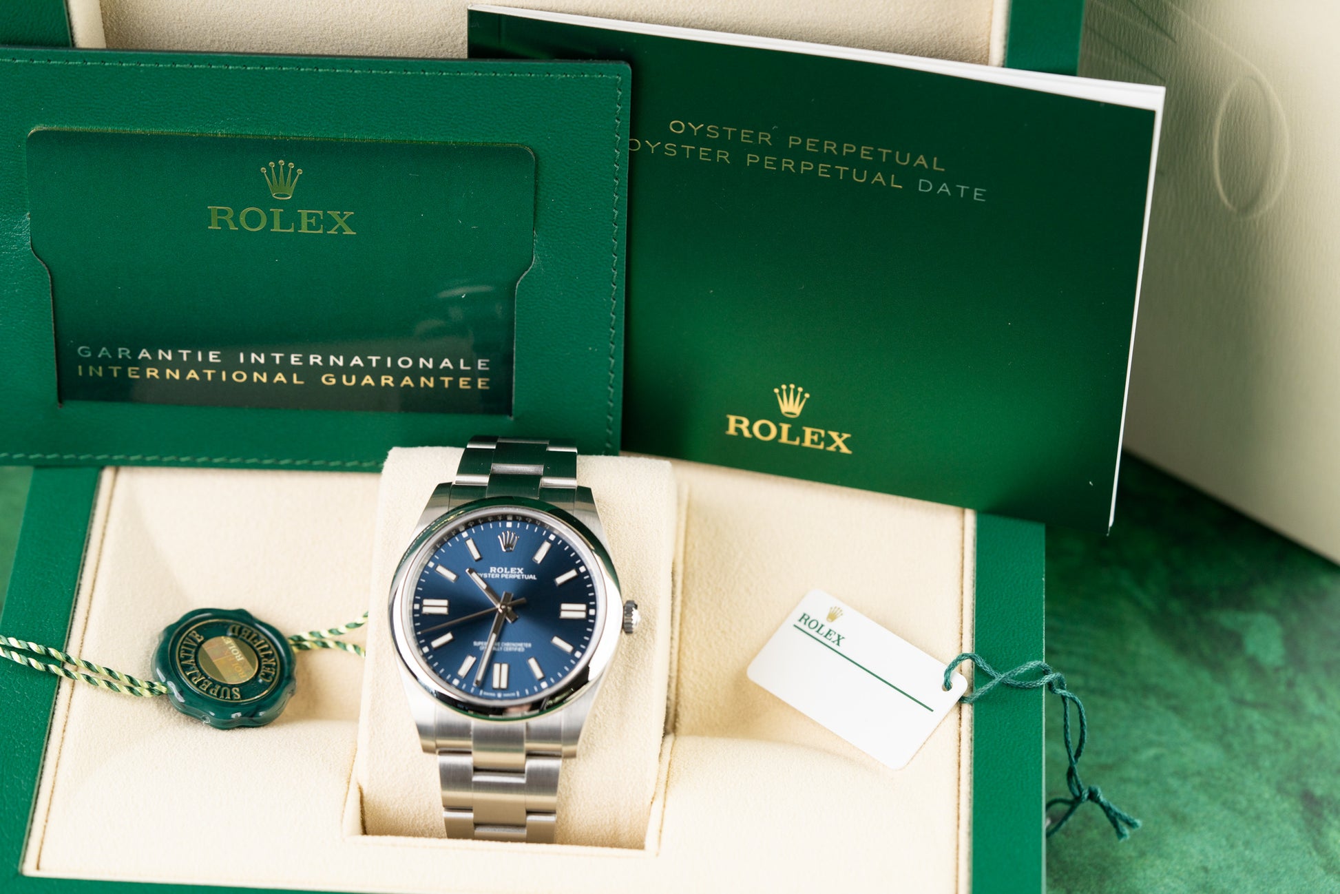 Rolex Oyster Perpetual 41 Blue Dial 124300 Stainless Steel 2022 Model