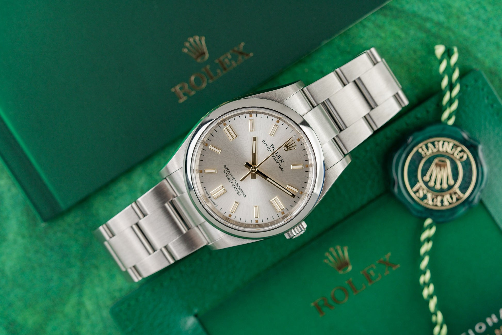Rolex Oyster Perpetual 36 126000 Silver Sunray Dial - The Watch Business Sydney