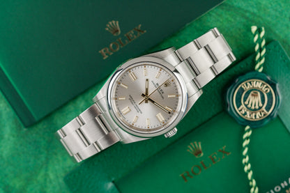 Rolex Oyster Perpetual 36 126000 Silver Sunray Dial - The Watch Business Sydney