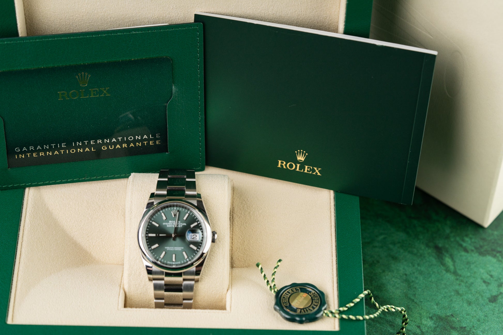 Rolex Datejust 36 Mint Green Dial 126200 bracelet - Pre-Owned Sydney