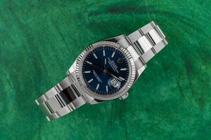 Rolex Datejust 36 126234 Blue Dial Stainless Steel 2026 - The Watch Business Sydney