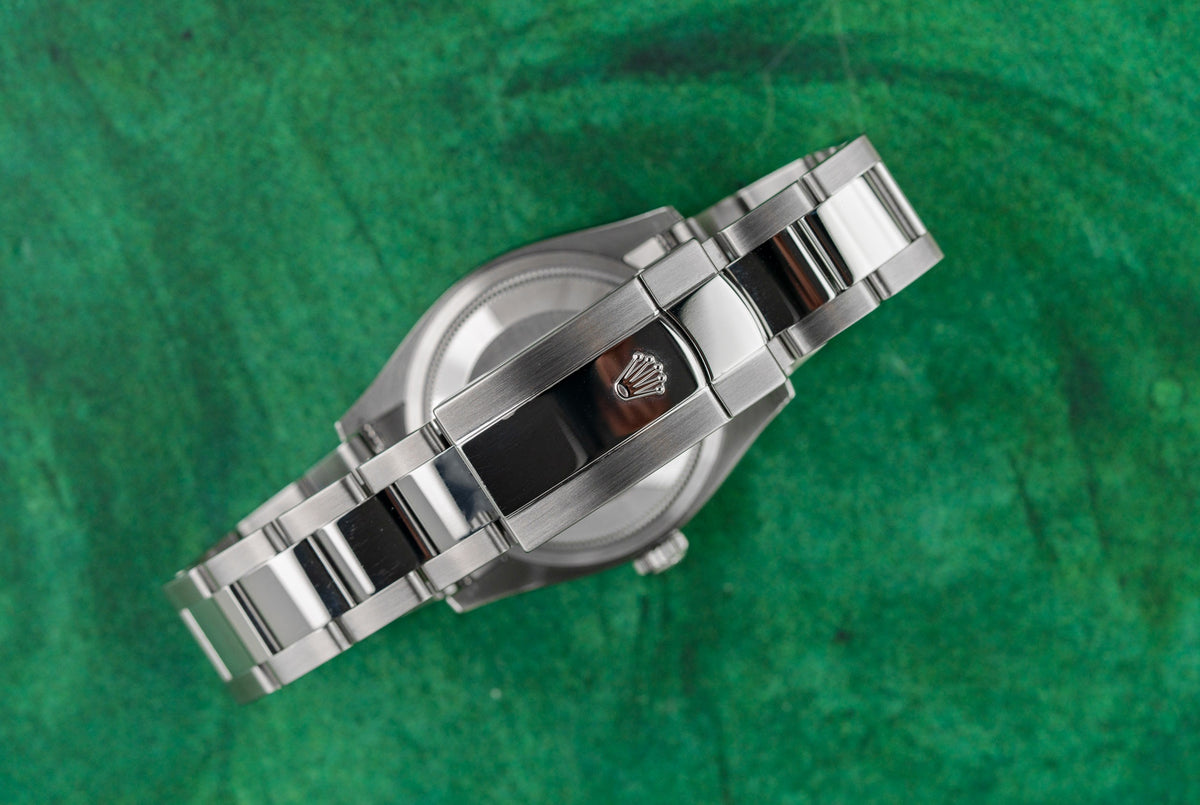 Rolex Datejust 36 126234 Blue Dial White Gold Fluted Bezel Case - The Watch Business Sydney CBD