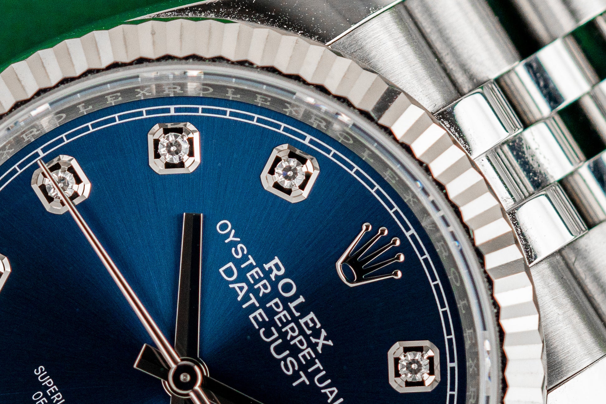 Rolex Datejust 36 Blue Diamond Dial 126234 Jubilee Fluted 2022 Model