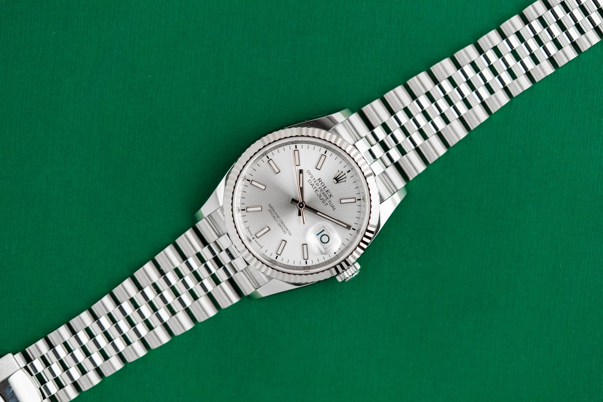 Buy Pre-Worn Rolex 126234 Datejust Silver 2024 | The Watch Business