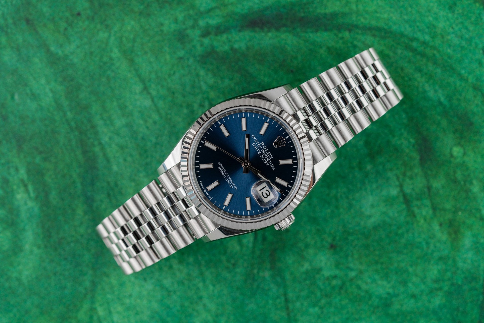 Rolex Datejust 36 Blue Dial 126234 Stainless Steel Jubilee Fluted 2024 Model