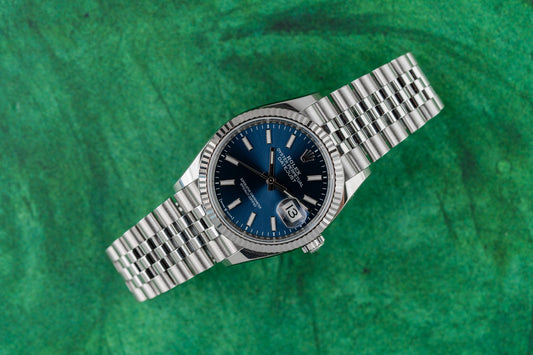 Rolex Datejust 36 Blue Dial 126234 Stainless Steel Jubilee Fluted 2024 Model