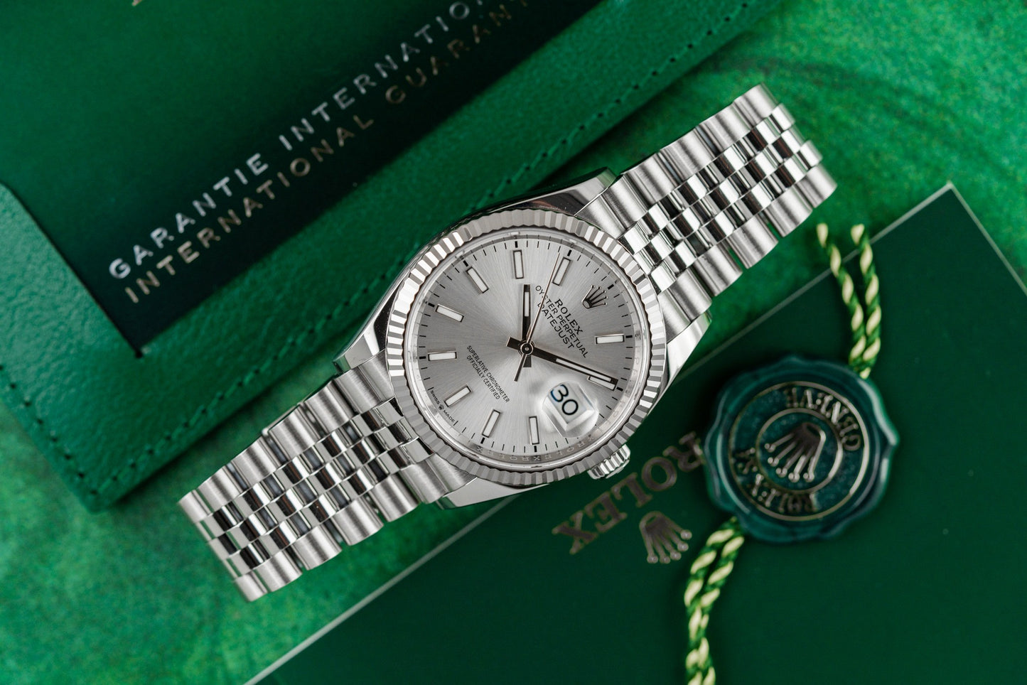 Rolex Datejust 36 Silver Dial 126234 Stainless Steel Jubilee Fluted 2024 Model