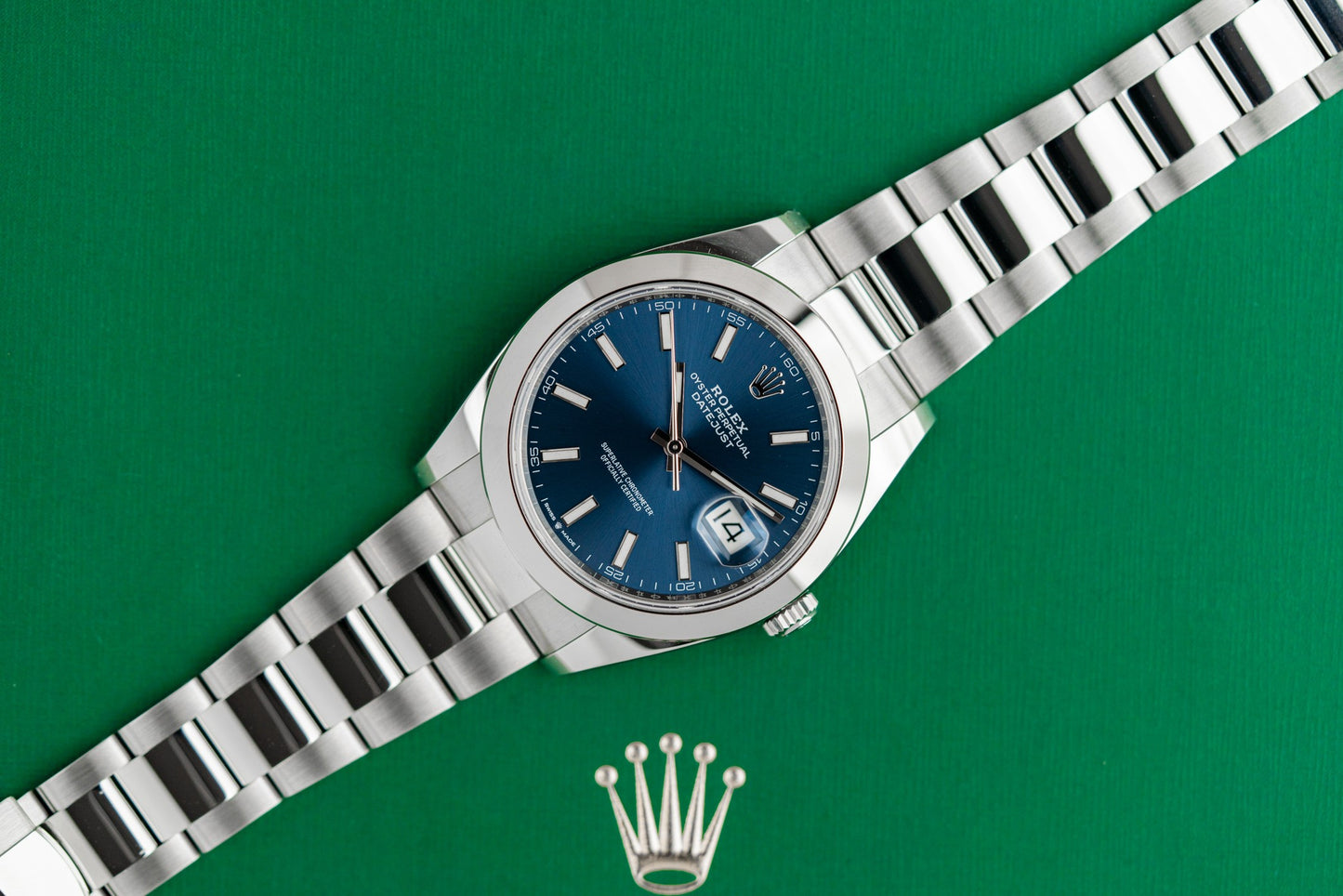 Rolex Datejust 41 Blue Dial 126300 Oyster Bracelet 2024 Model Unworn