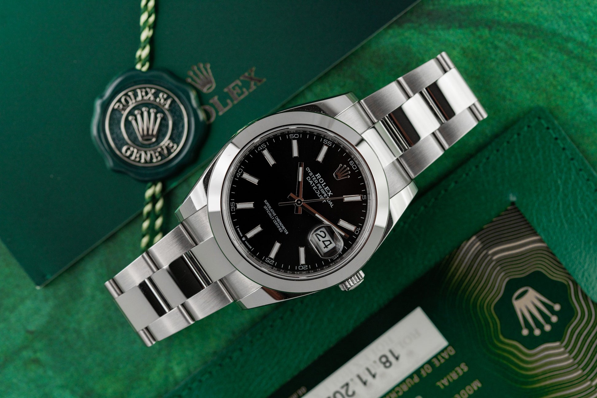 Rolex Datejust 41 126300 Black Dial Stainless Steel 2024 Model
