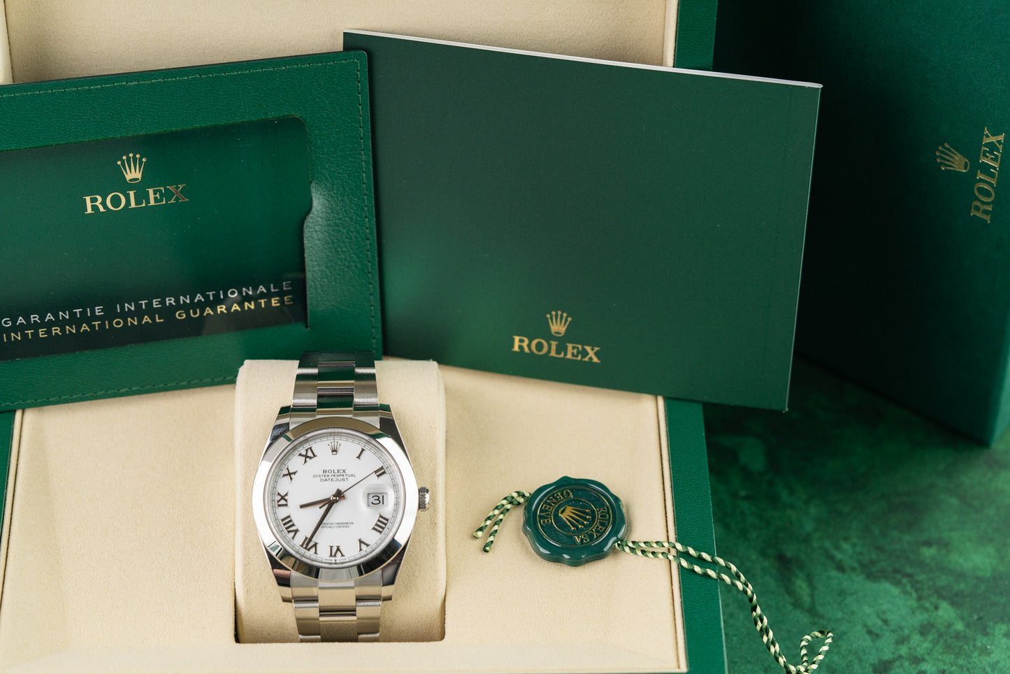 Rolex Datejust 41 White Roman Dial 126300 Stainless Steel 2025 Model