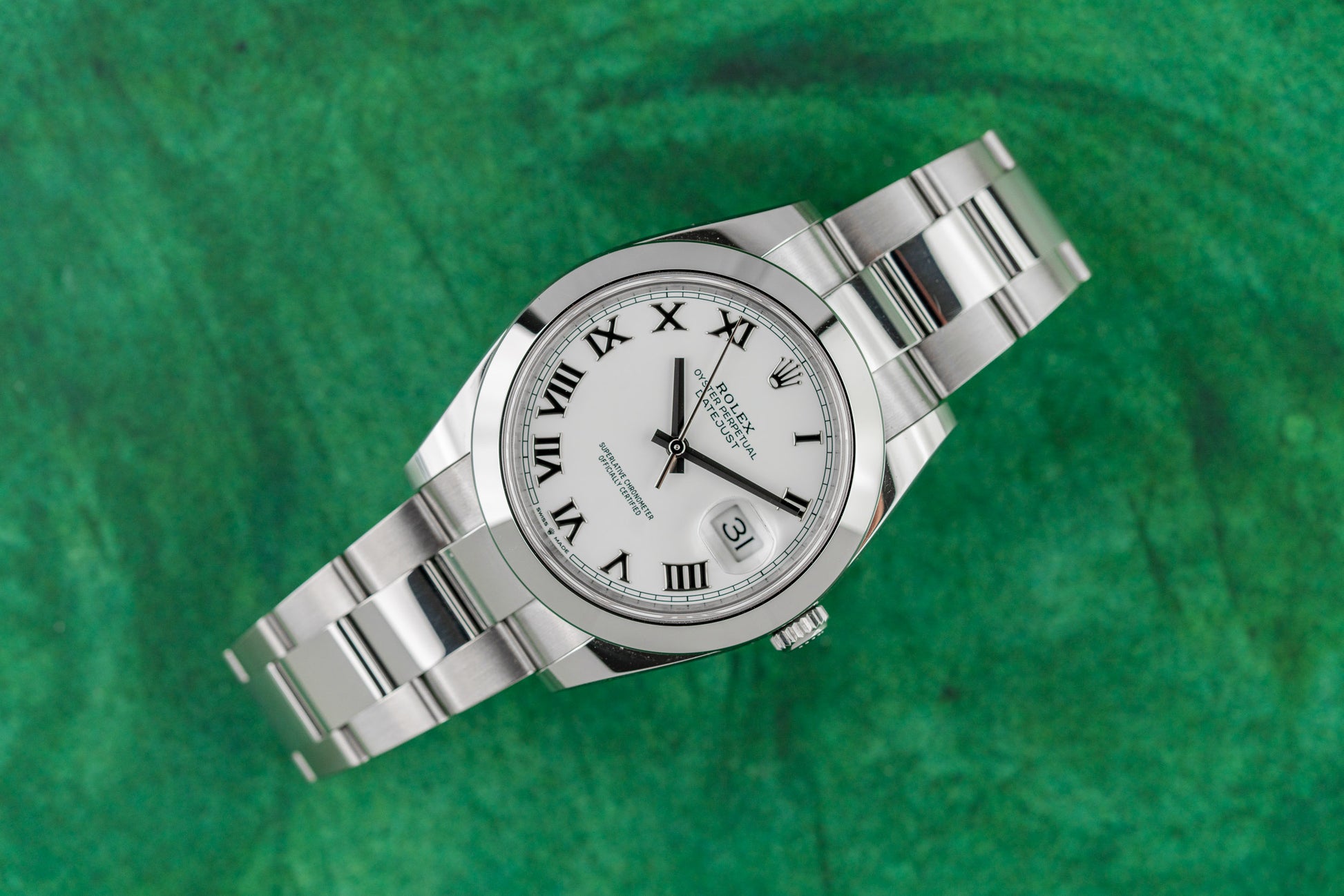 Rolex Datejust 41 White Roman Dial 126300 Stainless Steel 2025 Model