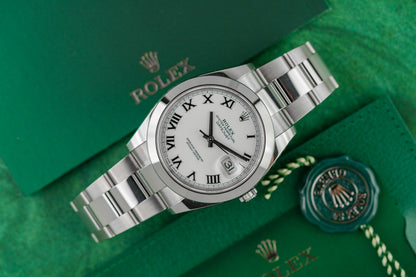 Rolex Datejust 41 White Roman Dial 126300 Stainless Steel 2025 Model