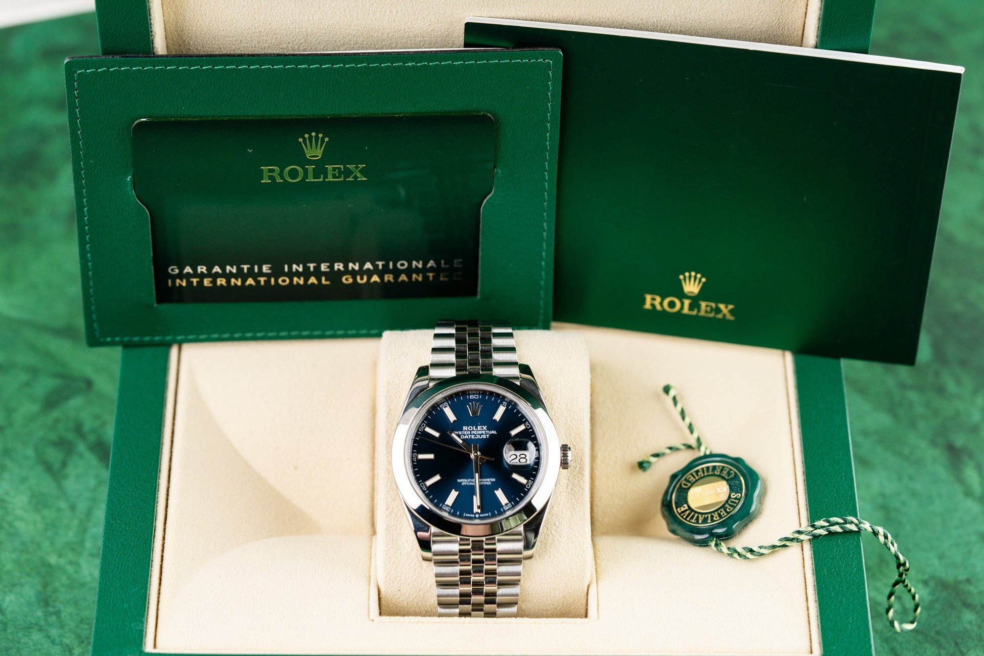 Rolex Datejust 41 Blue Dial 126300 Jubilee Bracelet 2020 model