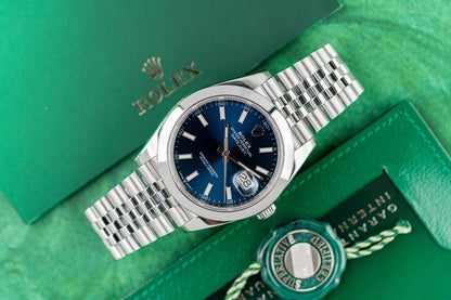 Rolex Datejust 41 Blue Dial 126300 Jubilee Bracelet 2020 model