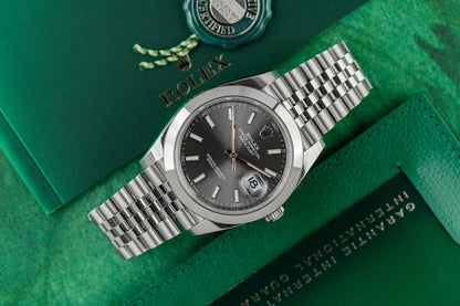Rolex Datejust 41 Rhodium Dial 126300 Jubilee Bracelet 2024 Model