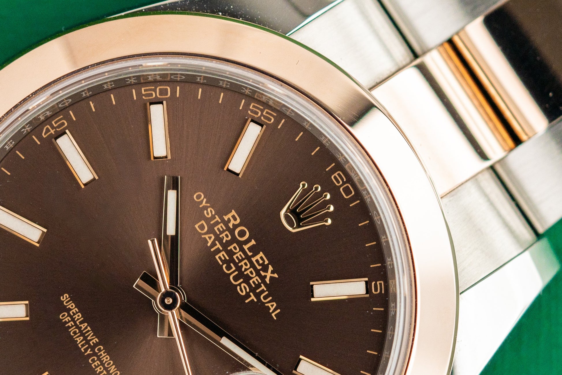 Rolex Datejust 41 Chocolate Dial 126301 Two Tone Rose Gold 2020 Model