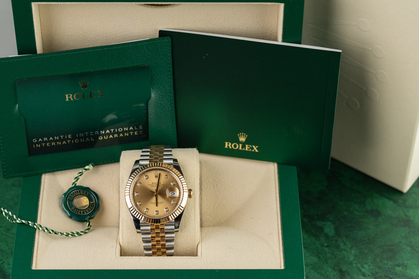 Rolex Datejust 41 Champagne Diamond Dial 126333 bracelet - Pre-Owned Sydney