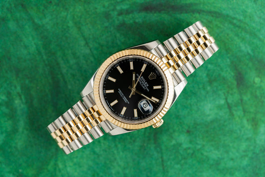 Rolex Datejust 41 Black Dial 126333 Two Tone Yellow Gold 2019 Model