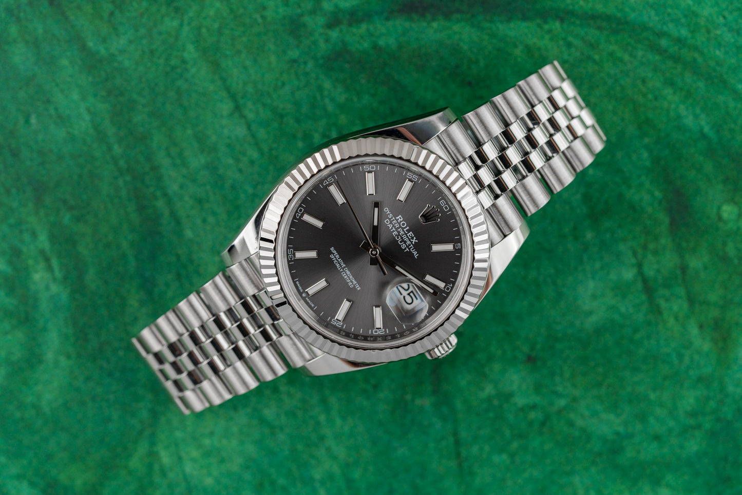 Rolex Datejust 41 Rhodium Dial 126334 - The Watch Business Sydney