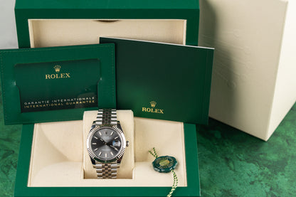 Rolex Datejust 41 126334 Rhodium Dial Full Set Box and Papers - Sydney