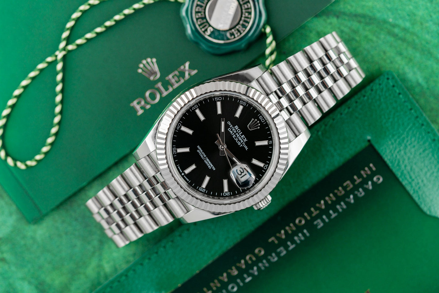 Rolex Datejust 41 black Dial 126334 Jubilee Fluted 2025 Model