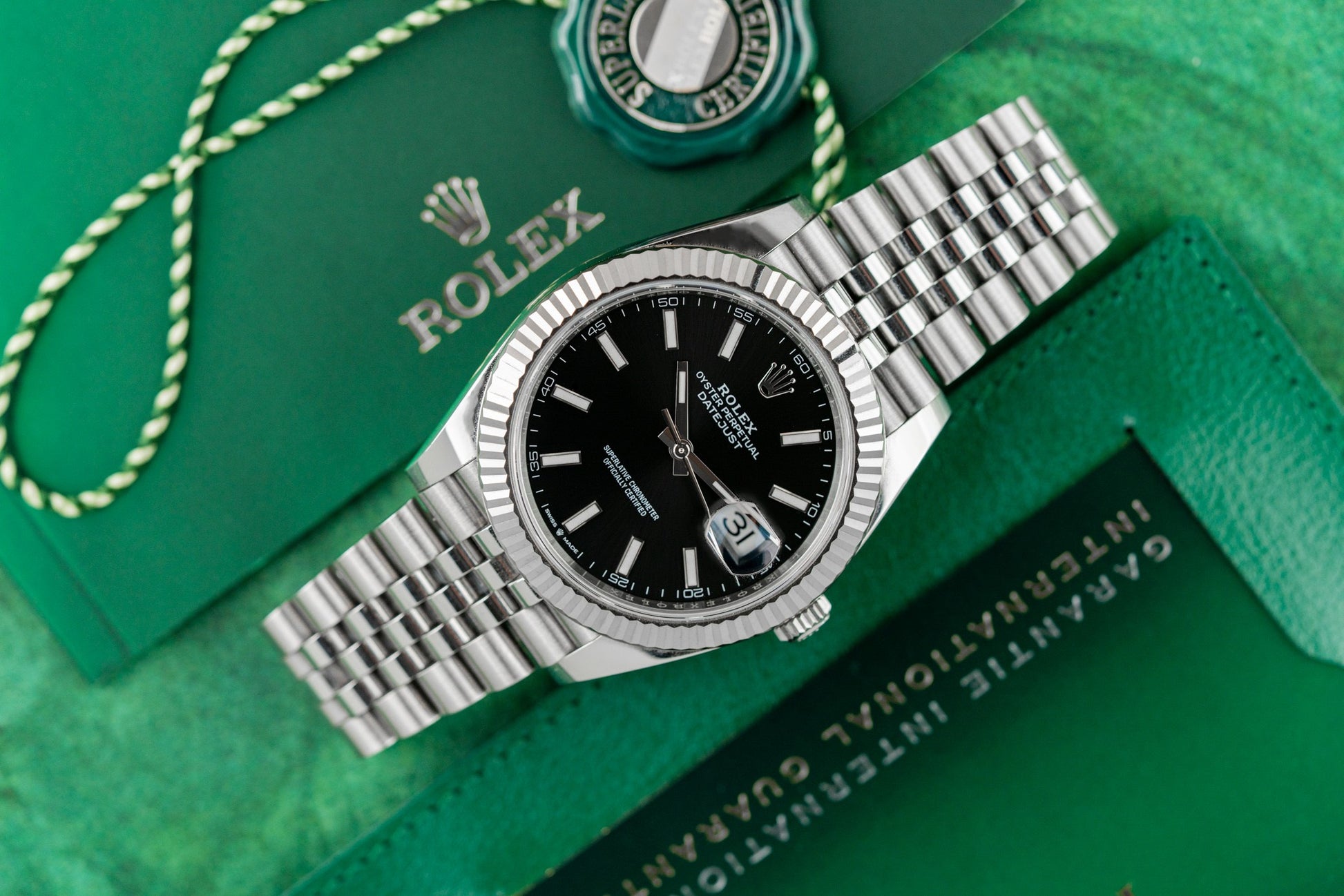 Rolex Datejust 41 black Dial 126334 Jubilee Fluted 2025 Model