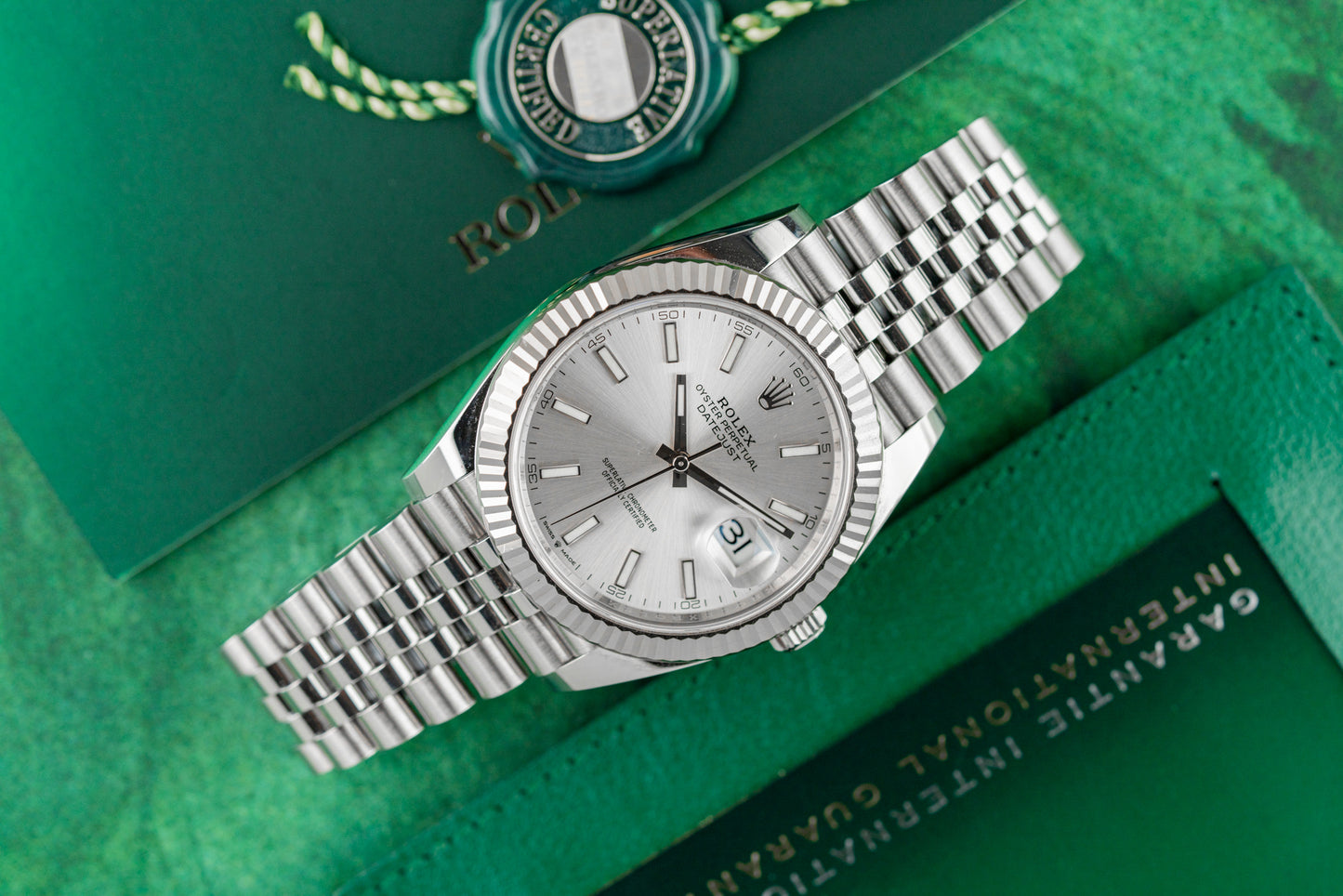 Rolex Datejust 41 Silver Dial 126334 Jubilee Fluted 2023 Model