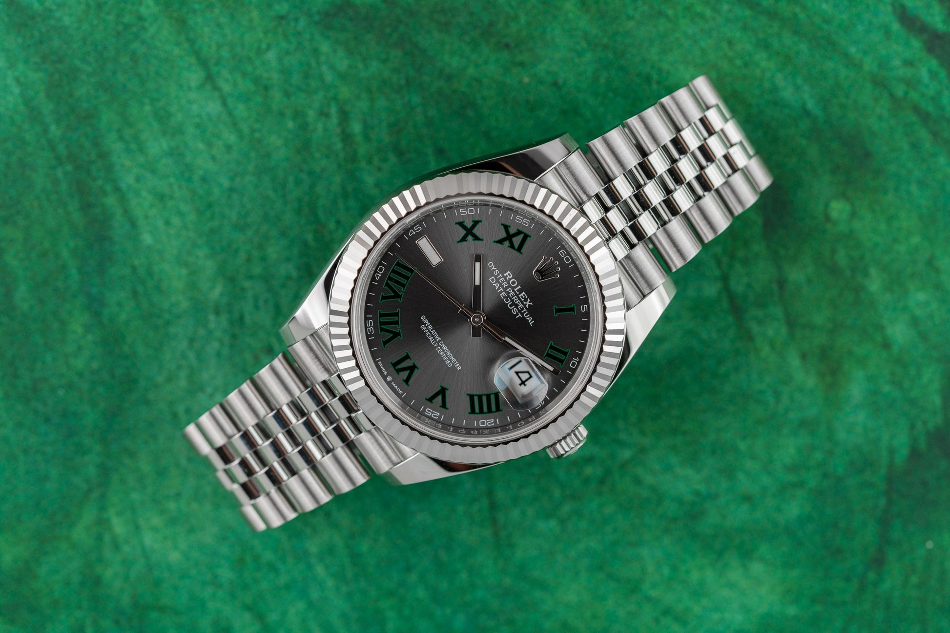 Rolex Datejust 41 126334 Wimbledon Dial Stainless Steel 2026 - The Watch Business Sydney