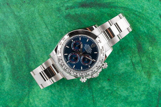 Rolex Cosmograph Daytona 126509 White Gold Blue Dial 2005 NEW UNWORN