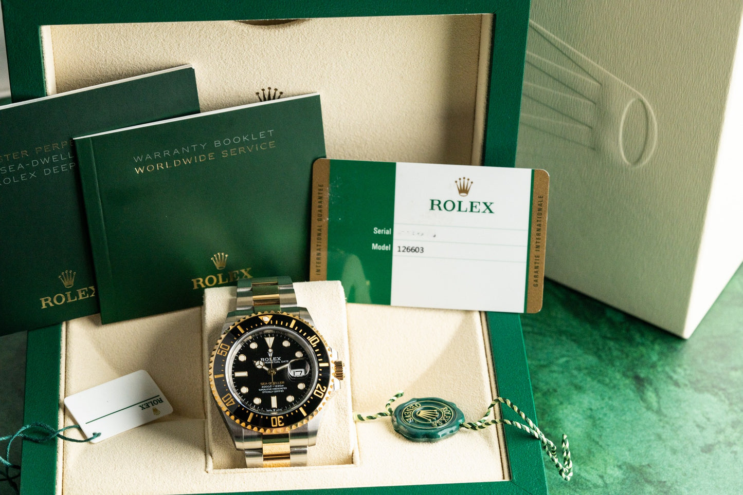 Rolex Sea-Dweller 126603 Two Tone Yellow Gold 2020 Model