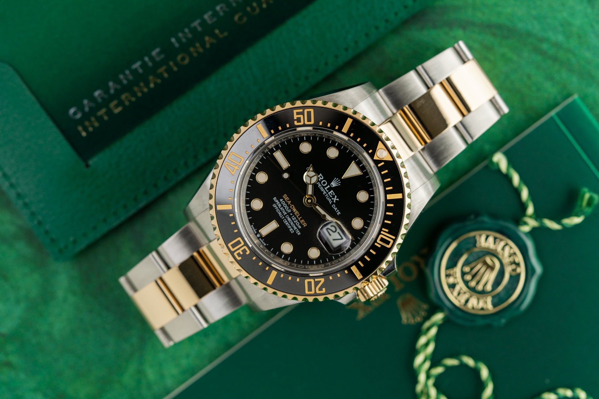 Rolex Sea-Dweller 43 Two Tone Yellow Gold 126603 Black Dial