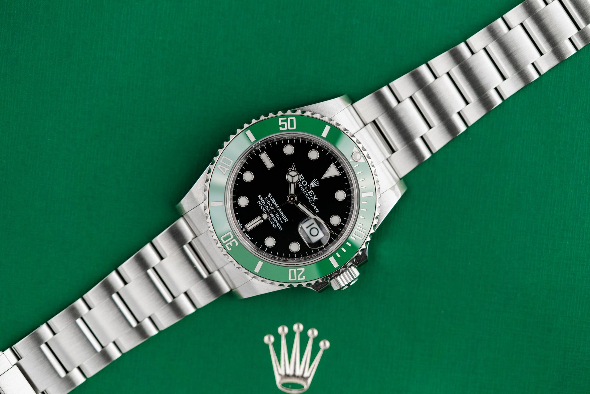 Rolex Submariner Date 41mm 'Starbucks' 126610LV Green Bezel 2020 Model 