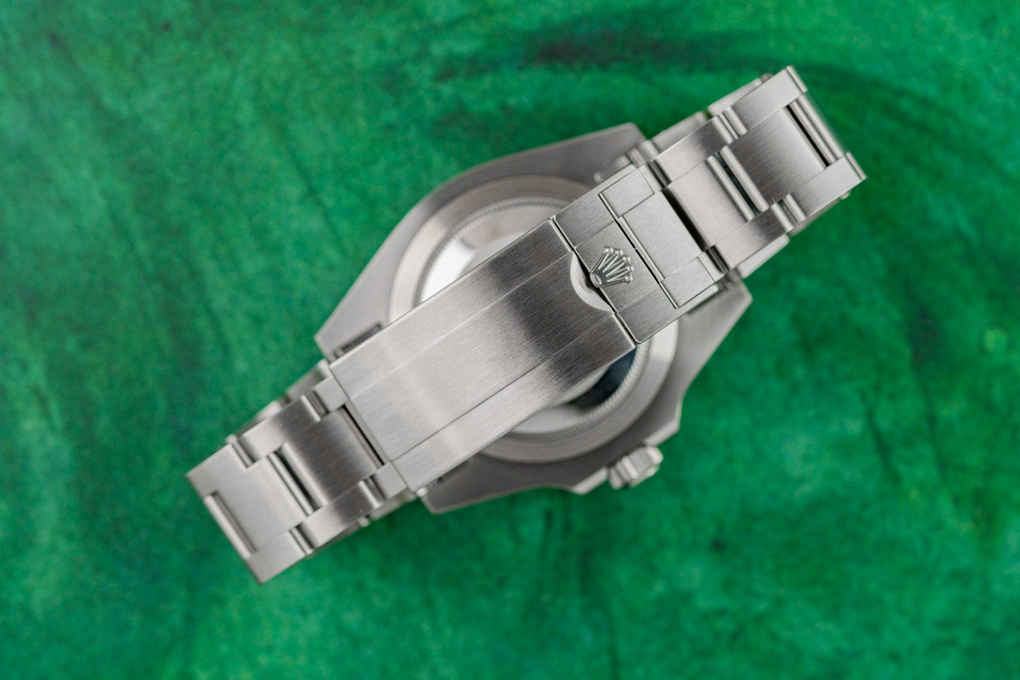 Rolex Submariner Date 41mm 'Starbucks' 126610LV case and crown — The Watch Business Sydney CBD