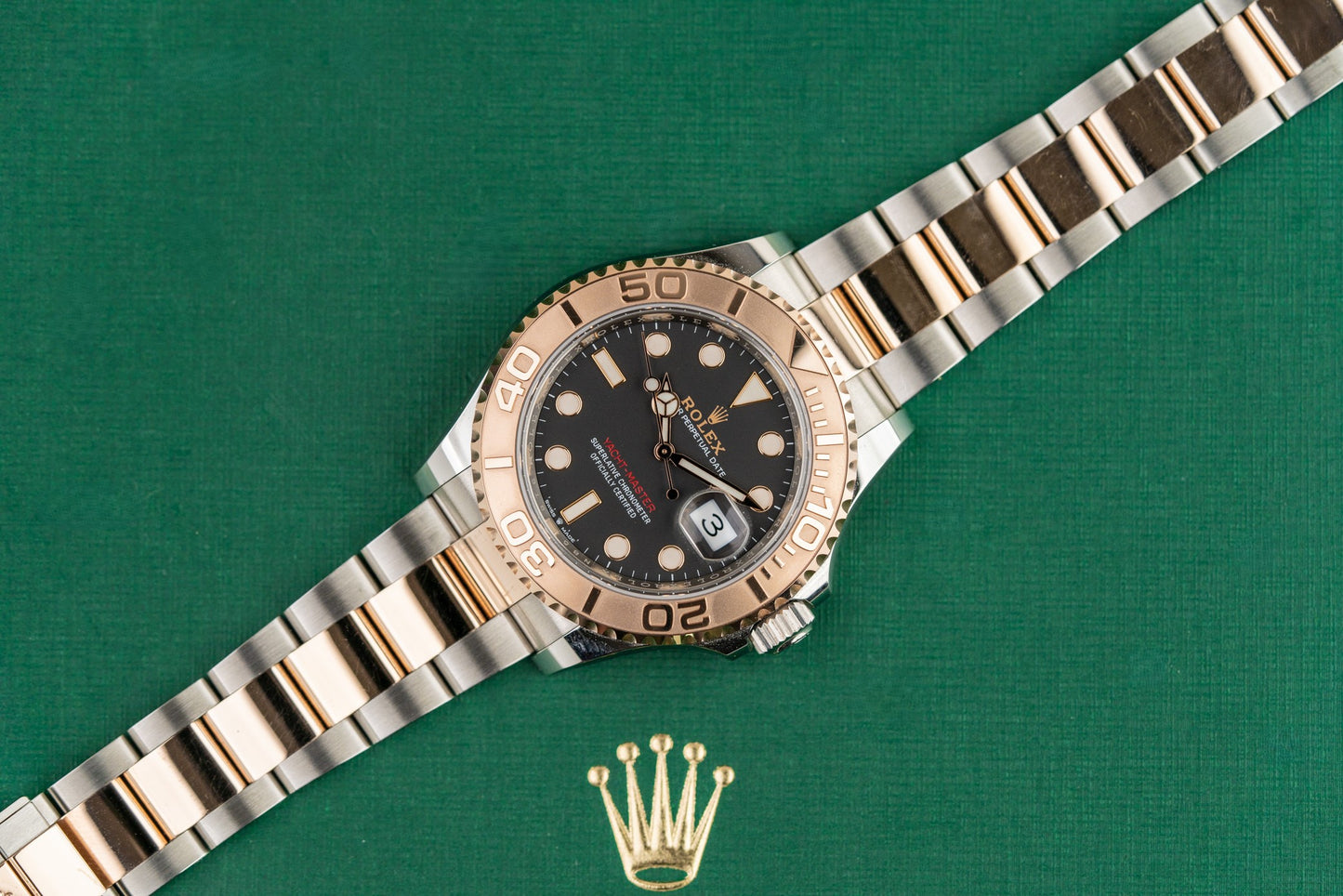 Rolex Yacht-Master 40 Black Dial 126621 Two Tone Rose Gold 2022 Model