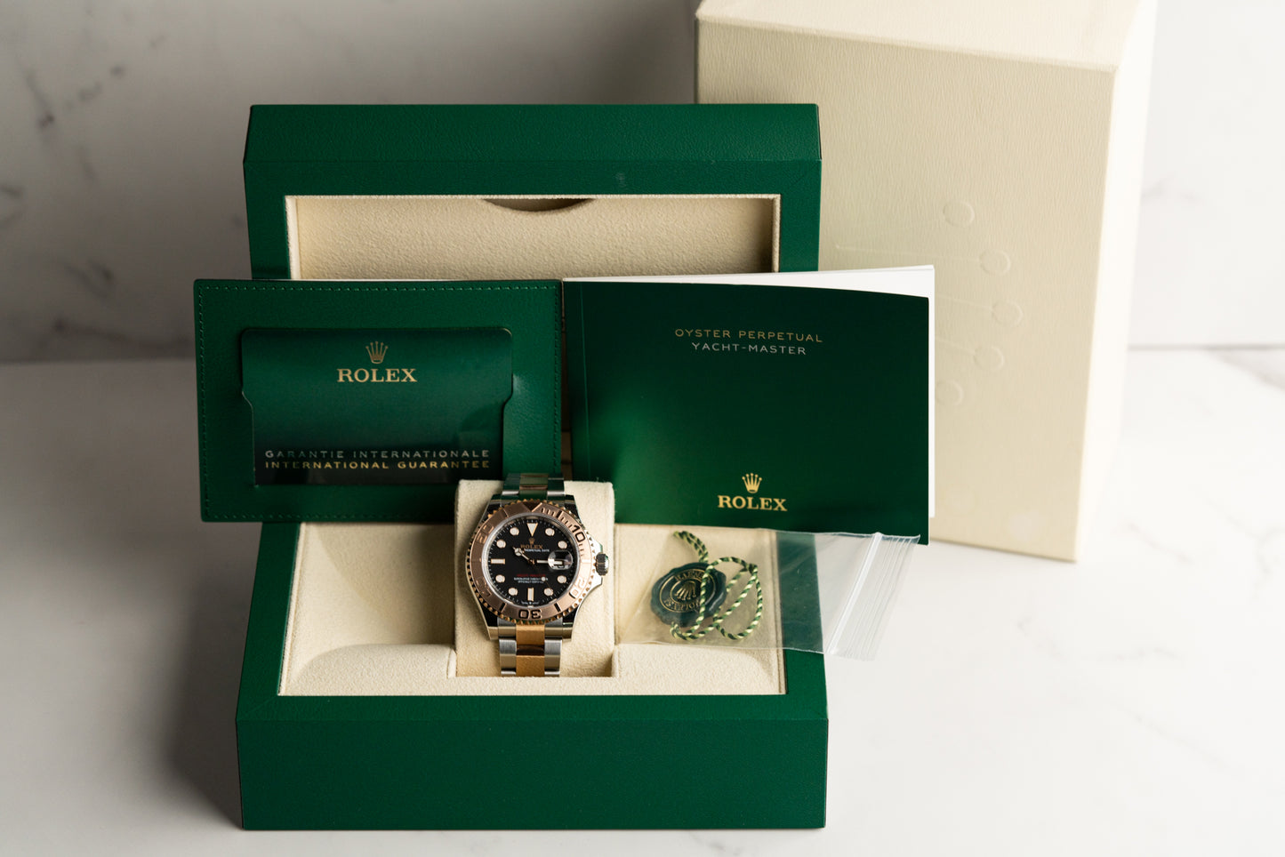 Rolex Yacht-Master 40 Black Dial 126621 Two Tone Rose Gold 2022 Model