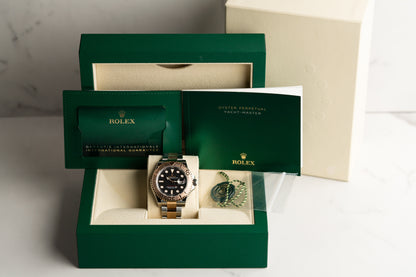 Rolex Yacht-Master 40 Black Dial 126621 Two Tone Rose Gold 2022 Model