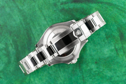Rolex Yacht-Master 40 Blue Dial 126622 case and platinum bezel — The Watch Business Sydney CBD