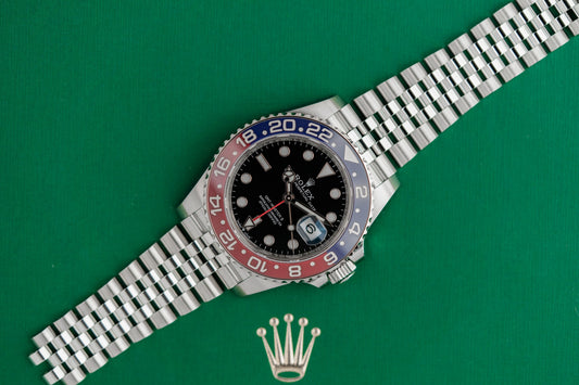 Rolex GMT-Master II 126710BLRO 'Pepsi' Jubilee 2023 Model UNWORN