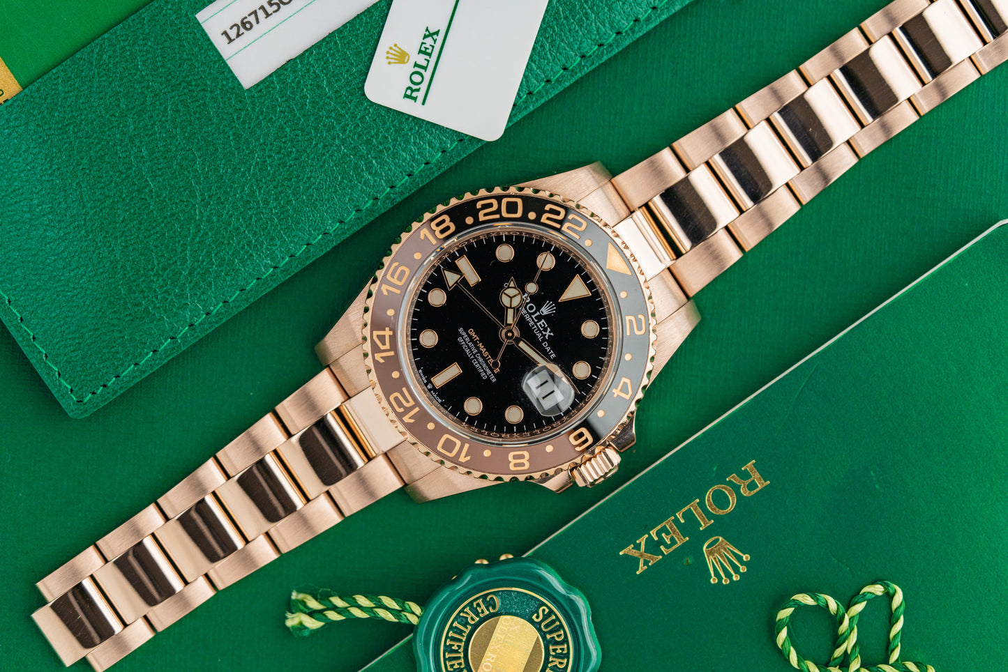 Rolex GMT-Master II 126715CHNR 'Rootbeer' Rose Gold 2020 Model