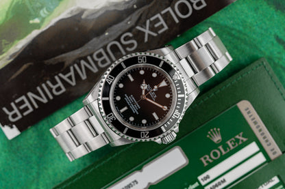 Rolex Submariner No Date 14060M dial close-up - Pre-Owned Sydney
