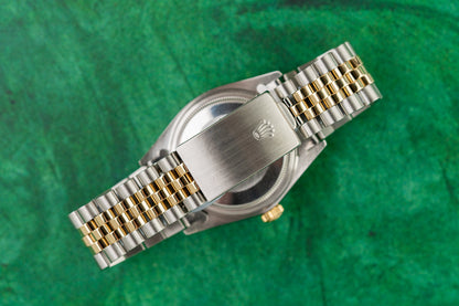 Rolex Datejust 36 Champagne Dial 16013 Two Tone Yellow Gold 1986 Model