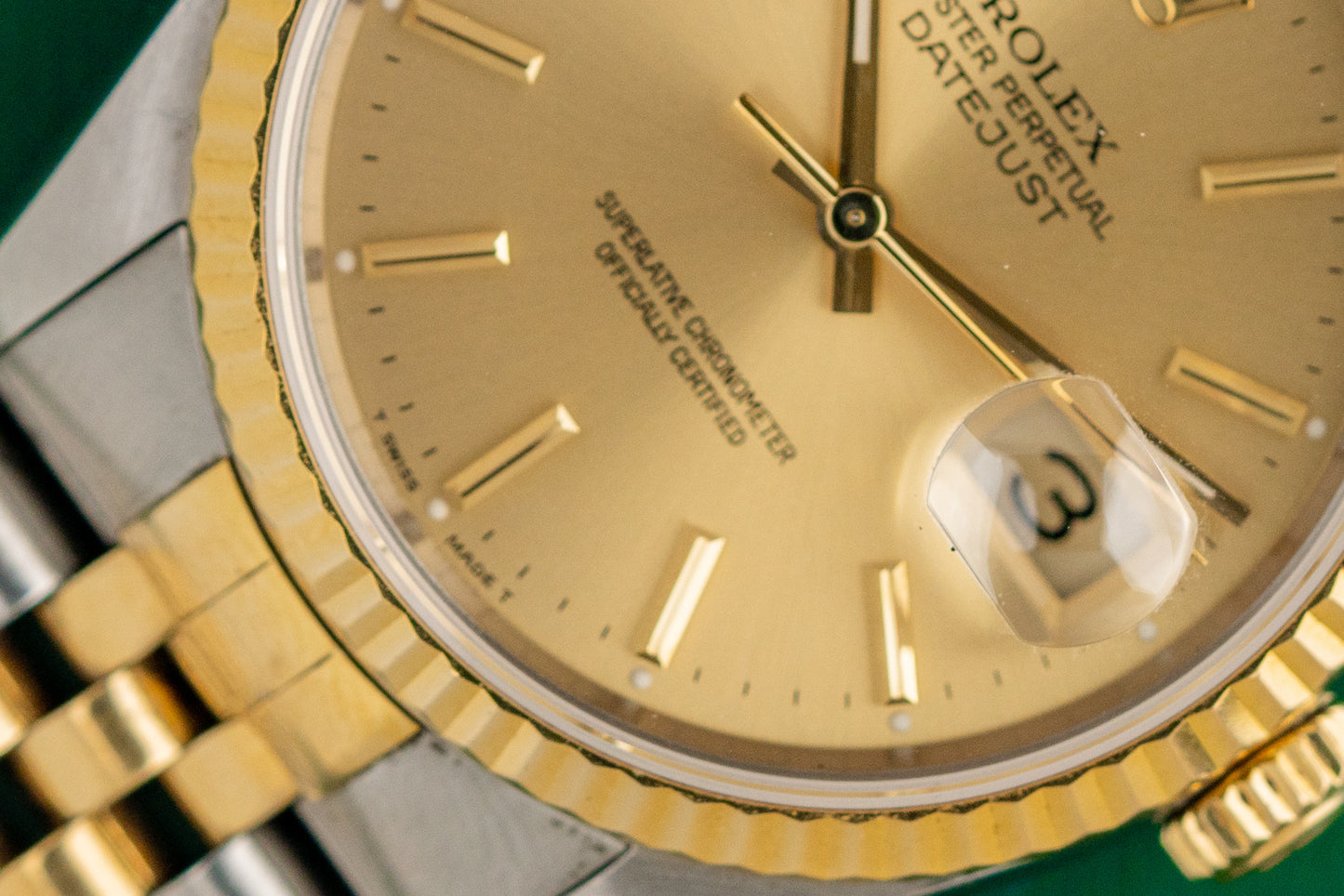 Rolex Datejust 36 Champagne Dial 16233 Two Tone 1991 Model