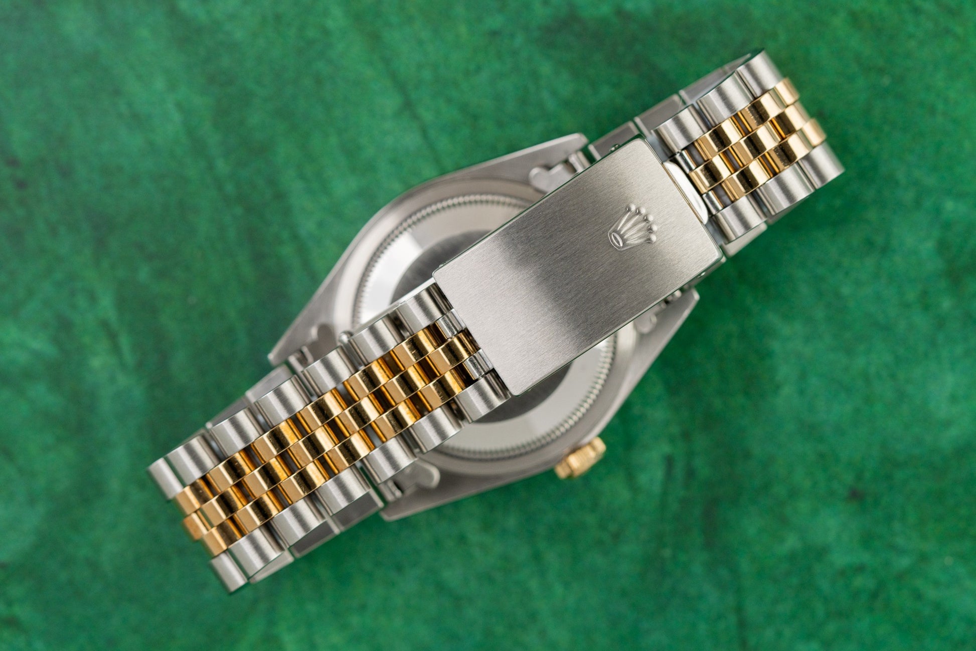 Rolex Datejust 36 Champagne Index Dial 16233 Two Tone Yellow Gold 1996 Model