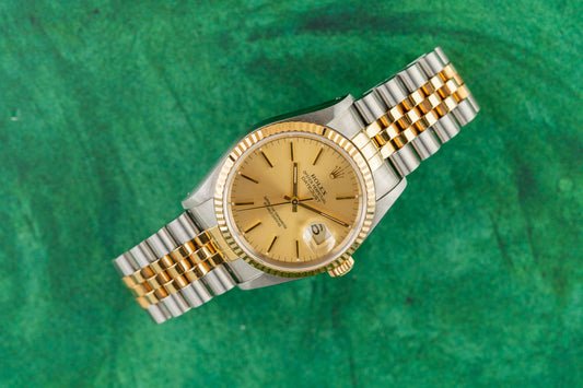 Rolex Datejust 36 16233 Two-Tone Yellow Gold 1991 - The Watch Business Sydney